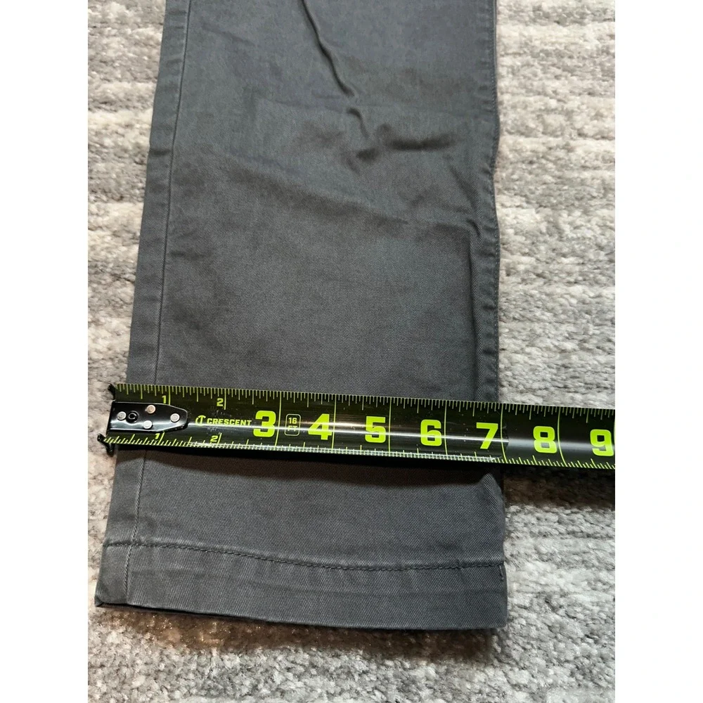 Flint and Tinder Pants Mens 32x30 Gray Athletic Tapered Fit Chino Twill